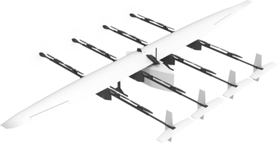 运载型电动垂直起降固定翼无人机