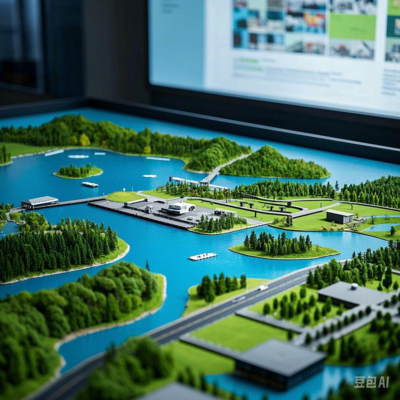 大渡河流域水库调度与地灾应急管理关键技术沙盘实物模型